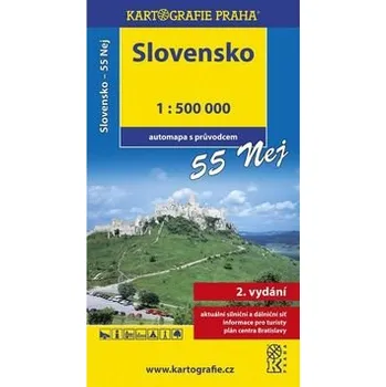Slovensko - 55 nej, 1:500T (automapa), 2. vydání