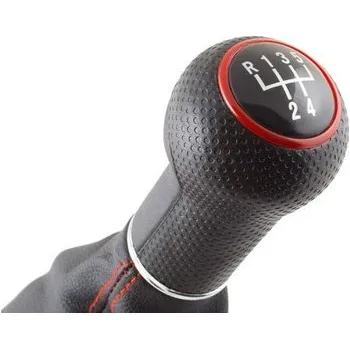 Hlavice řadicí páky Řadící páka s manžetou VW Golf IV, Bora 5st. červená 23mm