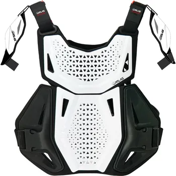 Motocyklový chránič chránič hrudníku + ramena ATLAS CHARGER CE L1, dětský (bílá) FIM