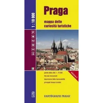 Praga - Mappa delle curiosita turistiche /1:10 tis.