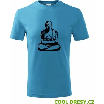 Chlapecké oblečení Dětské tričko Buddha - Barva: tyrkysová, Velikost 8let