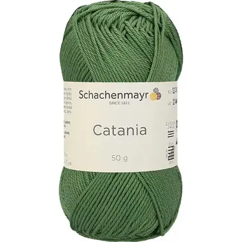 Příze Schachenmayr Catania 212 Zelená (Bavlněná příze Catania 212 Khaki)