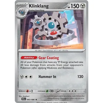 Karetní hra Klinklang 063/086 - Black Bolt Typ karty: Holo