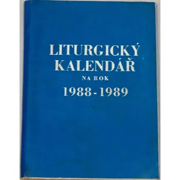 Kalendář Liturgický kalendář na rok 1988-1989