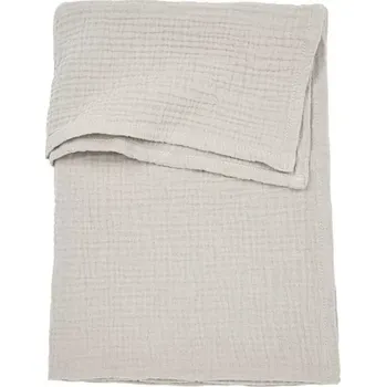 Dětská deka MEYCO mušelínová přikrývka 75x100 cm Greige