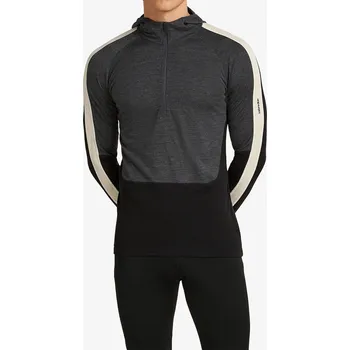 Pánské oblečení Funkční mikina Icebreaker Merino 200 Oasis+ LS Half Zip Hoodie - black/jet hthr/undyed/cb