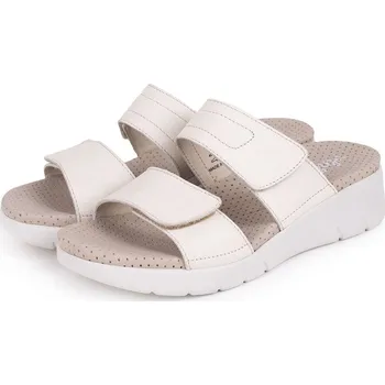 Dámské pantofle Vlnka Dámské kožené nazouváky Adina bílá velikost obuv dospělí 36