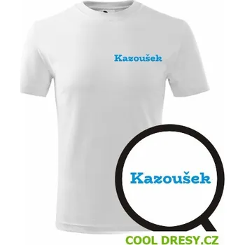 Dětské tričko Kazoušek - Barva: bílá, Velikost 10let