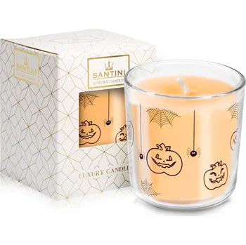Svíčka Luxusní svíčka SANTINI - Spooky Pumpkin, 200g