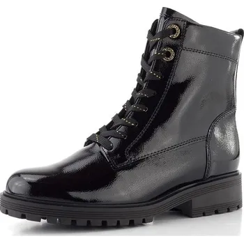 Dámské kozačky Gabor lakovaný černý kotník 72.765.97 - 41 | P698044