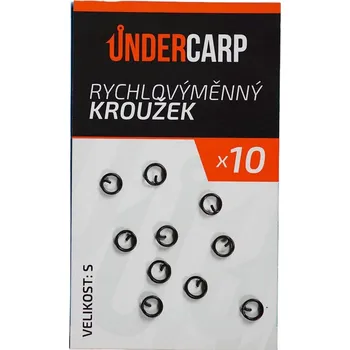Rybářský háček 10ks - Kroužky UnderCarp Rychlovýměnný kroužek S