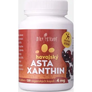 Přírodní produkt Díky přírodě Havajský astaxanthin Vegan 4 mg (Velikost: 120 kapslí)