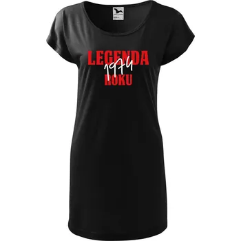 Dámské tričko DOBRÝ TRIKO Dámské tričko/šaty Legenda roku Velikost: 2XL, Barva: Černá