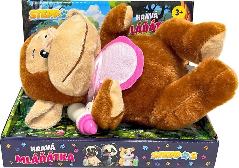 Steppos Interaktivní opička s lahvičkou
