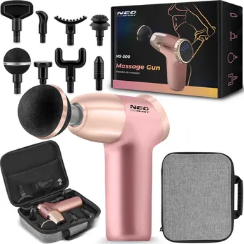 Masážní přístroj Neo-Sport Masážní pistole NS-500 růžová