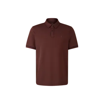 Pánské polo triko Timo-9 ve vínově červené barvě XL