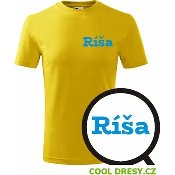 Dětské tričko Ríša - Barva: žlutá, Velikost 4roky