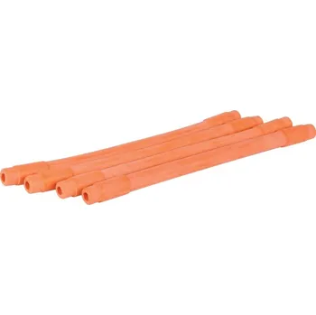 Silikonové vzduchové hadičky podtlakové k pulzátoru dojení 13 x 6 x 220 mm oranžové 4 ks