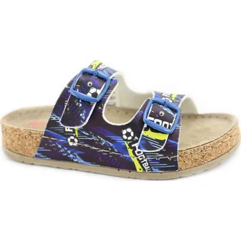 Chlapecká obuv MILAMI dětské pantofle 500 fotbal modré Velikost: 33