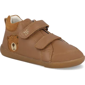 Barefoot dětské kotníkové boty Garvalín - Sauvage Arena hnědé Velikost: 26