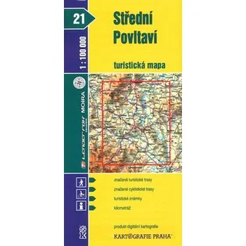 1:100T (21)-Střední Povltaví (turistická mapa)