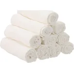 Látkové bavlněné pleny New Baby Softy 80 x 80 cm 10 ks bílé