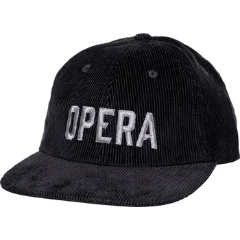 Kšiltovka OPERA kšiltovka - Corduroy Cap Black (BLACK ) velikost: OS
