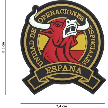 Nášivka 101 Inc. Company Nášivka na suchý zip Espana (plast 3D) - red (101 INC)