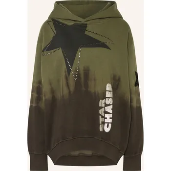 Dámská mikina Yippie Hippie Dámská Mikina S Kapucí S Nýty, olivová / černá...