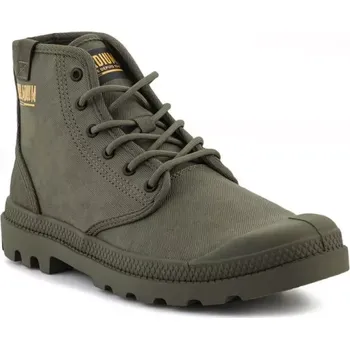 Pánské polobotky Boty Palladium PAMPA HI COATED U 74375-377-M Dusky Green EU 37