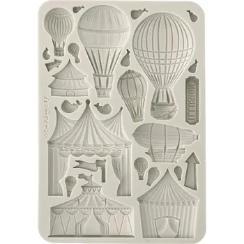 Forma na odlévání Stamperia Silikonová forma na odlévání A5 - Cirkus a létající balón