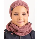 Nákrčník pletený Wrap, Starorůžová Velikost: UNI