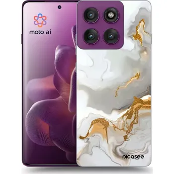 Pouzdro na mobilní telefon Picasee silikonový černý obal pro Motorola Edge 60 Pro - Her