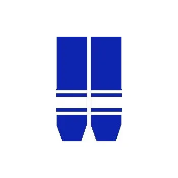 Štulpny Hokejové štulpny modro - bílá č.2 Junior (Hokejové štulpny modro - bílá JUNIOR)