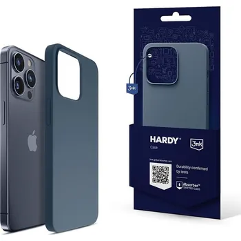 Pouzdro na mobilní telefon 3mk ochranný kryt HARDY Silicone MagCase pro Apple iPhone 15 Pro Max, Royal Blue