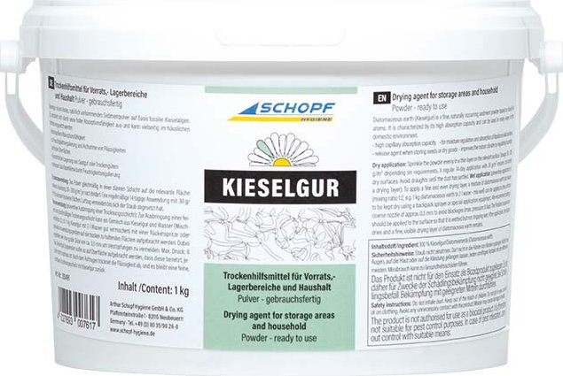 KIESELGUR křemelina pro slepice vhodná pro udržování suchého prostředí v kurnících