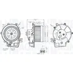 vnitřní ventilátor MAGNETI MARELLI 069412763010