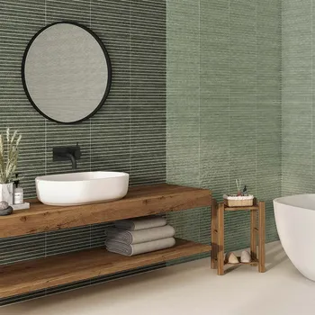 Obklad OBKLAD EL BARCO AYMARA VERDE GLOSSY KE SPÁROVÁNÍ 15X30