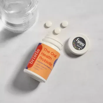 zubní pasta FYGG Probiotické Pastilky Oral Probiotic Breath Mint Powered by Bristle 30 tablet