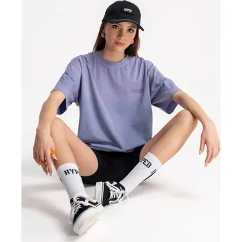 Dívčí tričko Reporter Young | Dívčí fialové OVERSIZE tričko s efektem sprejování - Barva FIALOVÁ, Velikost 158 251-0440G-35-690-1
