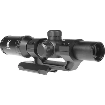 Puškohled Optika LPVO 1-4X24RG s podsvícením (černá) - Delta Armory