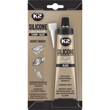 stavební silikon autoDS Silikon pro utěsnění části motoru - černý 85 g K2