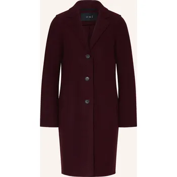 Dámský kabát Oui Dámský Vlněný Kabát, tmavě červená, 44