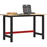 vidaXL Pracovní stůl 140 x 60 x 81,5 cm masivní dubové dřevo