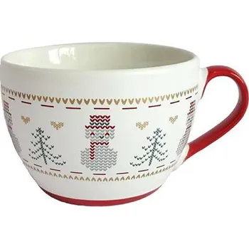 TORO HRNEK S VÁNOČNÍM MOTIVEM SNĚHULÁK KERAMIKA 470ML