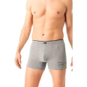 Boxerky Boxerky Key MXH 354 B25 M-2XL tmavě modrá L