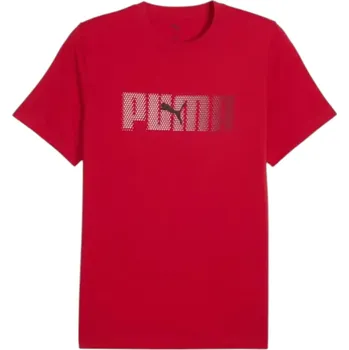 Puma ESS LOGO LAB Tee  For All Time Red 688184 11 M Velikost: L