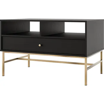 Konferenční stolek TOKYO 3 c | konferenční stolek 201 | 100,2x65 cm | černá grafit/zlatá