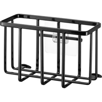 Úložný box Černý kovový stojan na mycí prostředky bez vrtání Film Hook – YAMAZAKI ID_1790578