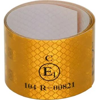 autoDS Samolepící páska reflexní 1m x 5cm žlutá